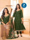 Twisha By Kaya Roman Silk Wholesale Kurti With Bottom Dupatta In India